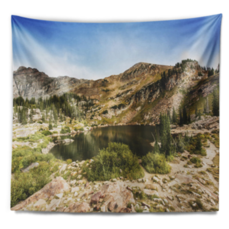 Tapisserie «Landscape Secret Lake at Albion Basin», H 50 po x l 60 po