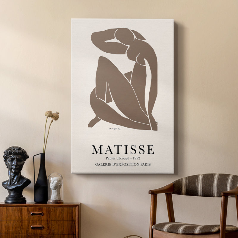 Matisse CCVI, reproduction d'art encadrée sur mesure, galerie Cavas, H 18 po x l 12 po