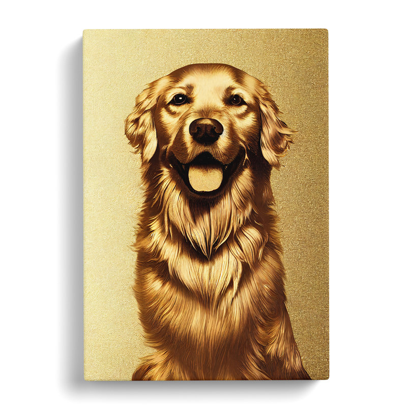 Golden Retriever Vol.2 - Wrapped Canvas, 76cm H x 50cm W x 3cm D
