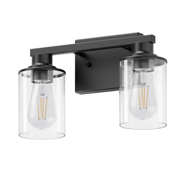 Miriah 2 - Light Dimmable Vanity Light, Black