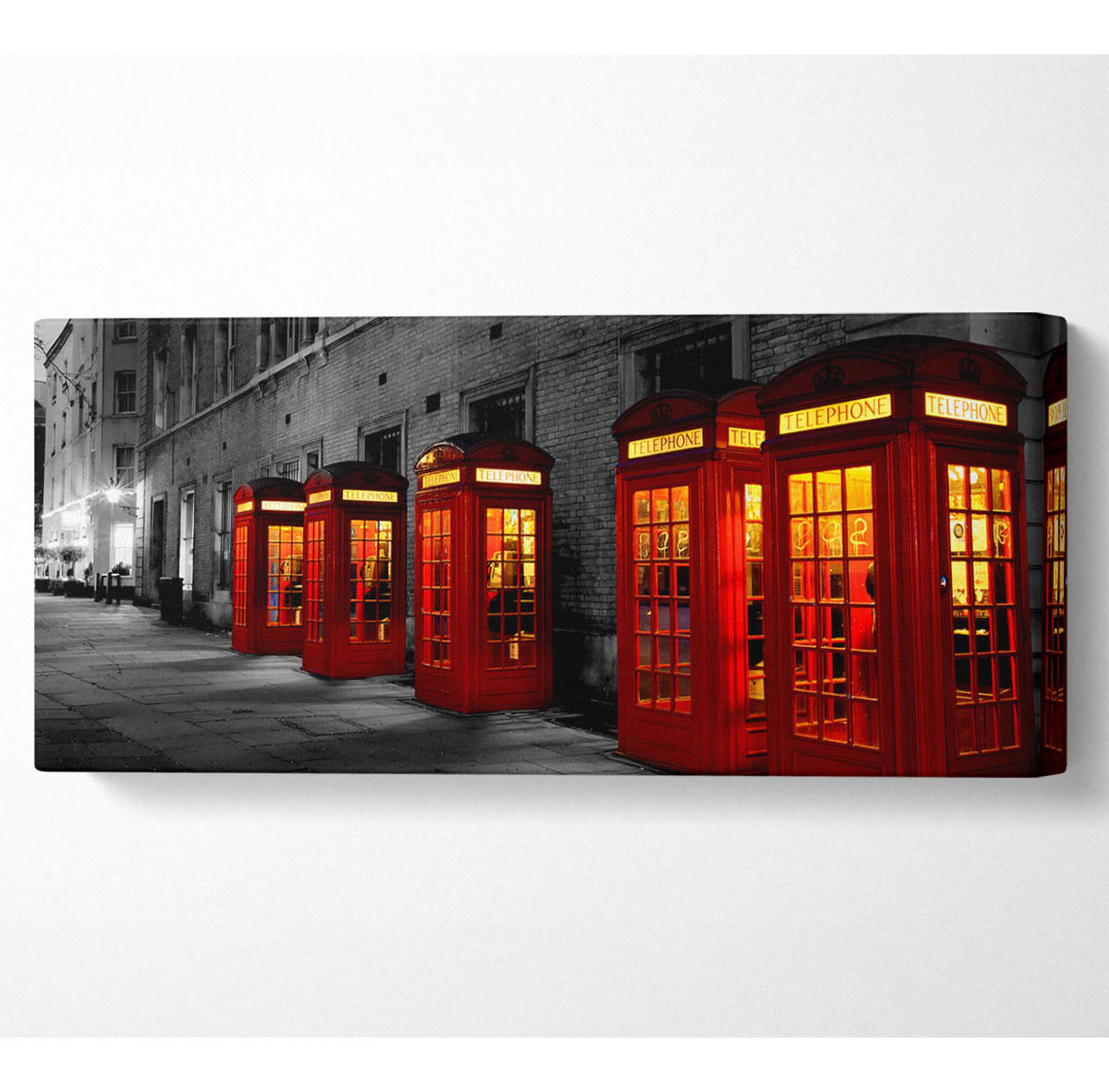 Rote Telefonzellen London England - Drucken