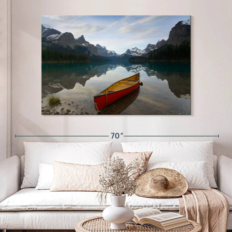 Mehar Lake Maligne Canoe