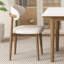 Ensemble de 2 fauteuils d'appoint 18,43 po (blanc)
