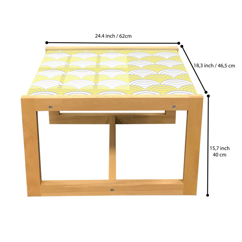 Interiano Sled Coffee Table, 62cm H x 46cm W x 40cm D