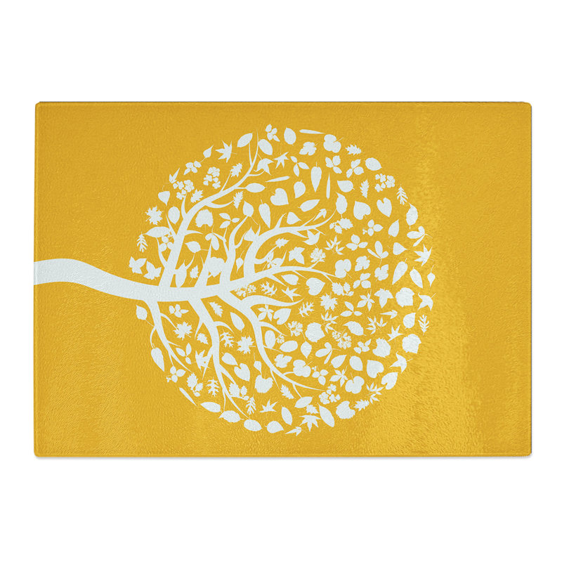 Tree Chopping Board, 0.4cm H x 28.5cm W x 39cm L