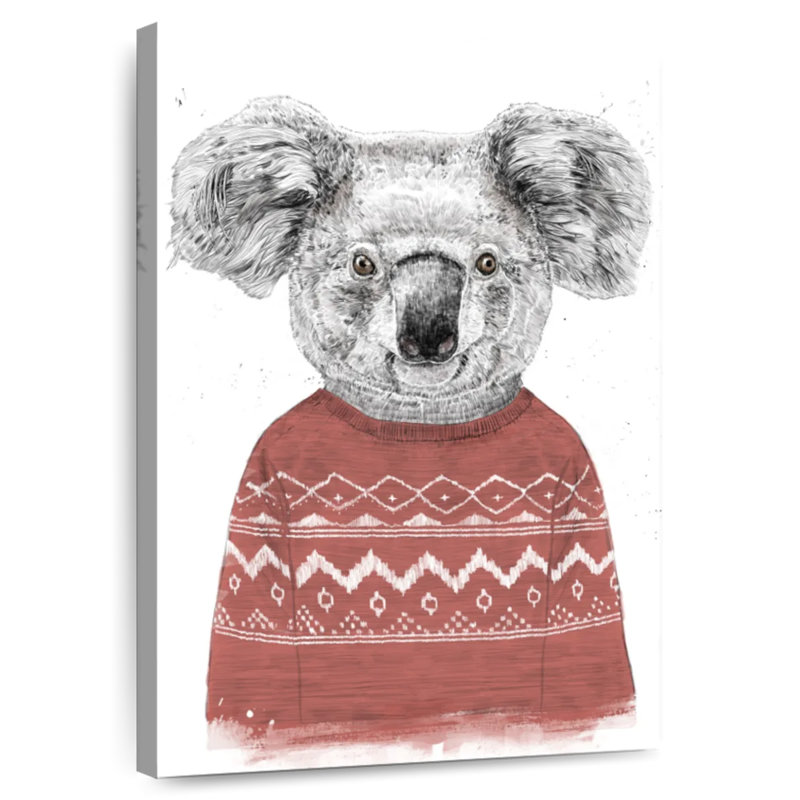 Brampt Winter Koala, 24" H x 16" W