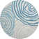Premium Machine Washable Prisco Teal Rug