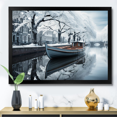 " White Canal Historic Waterway Slate "