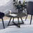 Azyria Round Powder Coated Steel Outdoor Coffee Table