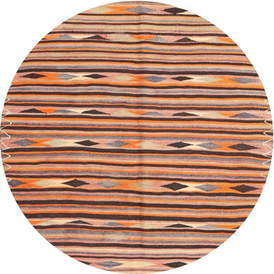 Tapis rose/orange/bleu contemporaine