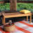 Narelle 4-Person Teak Outdoor Rectangular 59" Long Dining Set