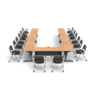 14 Person Training Meeting Seminar Tables Set