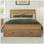 Cadre de lit grand format avec rangement en bois - 6 tiroirs - Lit plateforme - Seadrift-459913007