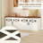 2 Tier Shoe Storage Bench with Doors, 59" Farmhouse Shoe Bench with Padded Cushion, 12 Pairs of Bed End Bench, Entryway Bench with Storage for Bedroom, Living Room, Brown And White-126660380-118881500