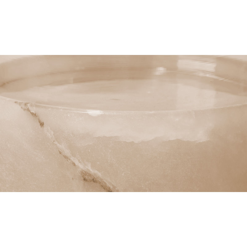 Charlotte Clear Glass & Brown Base Hurricane Candle Holder