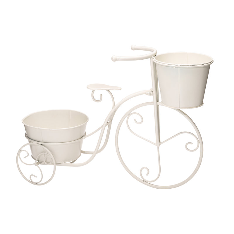Support pour plante Marshburn, Blanc