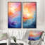 «Bold Pastel Sunset», 2 pièces-1028338269-1028338338