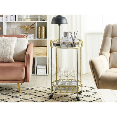 Brielle Metal Bar Cart