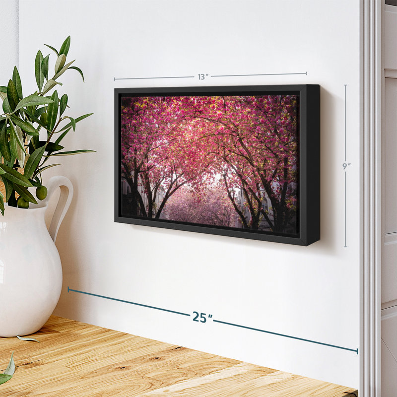 «Cherry Blossom Scenery Wall Art», H 13 po x l 9 po