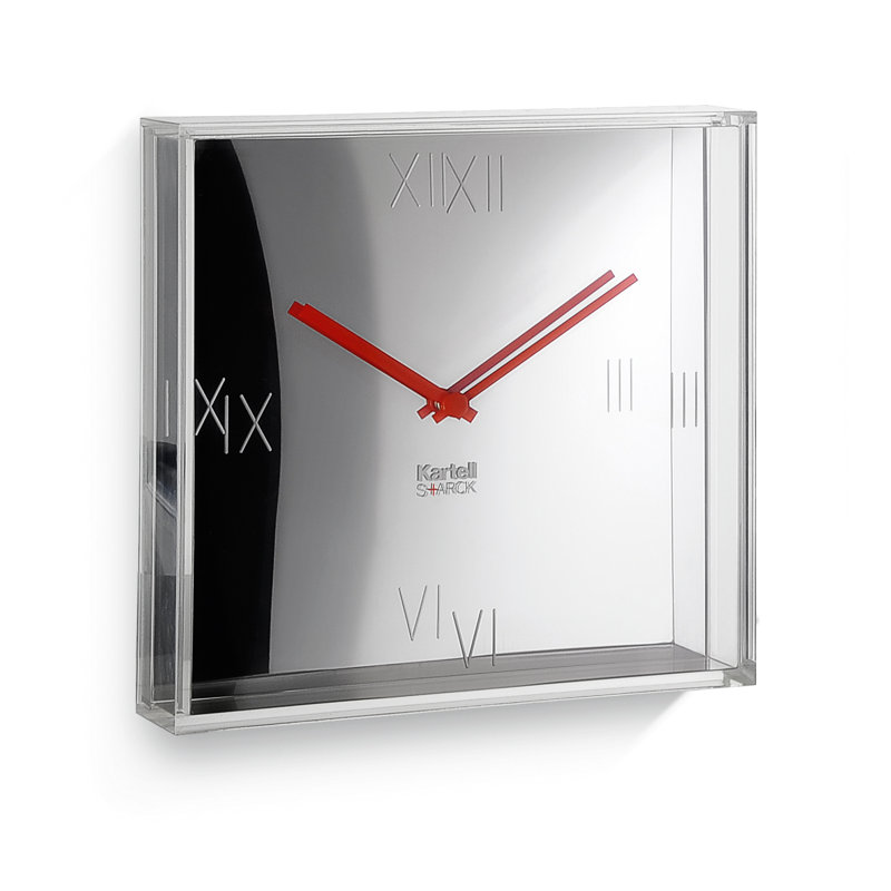 TIC et Tac Wall Clock, Chrome