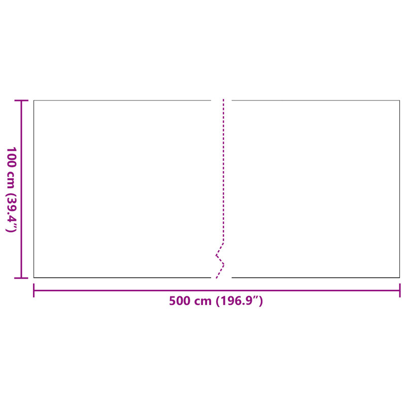 Artificial Grass Black Polypropylene, SBR 1m, 4cm H x 500cm W x 101cm D