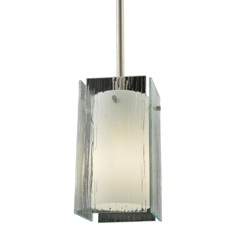 Luminaire suspendu carré 1 lumière Kaymie Quadrato