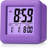 Digital Alarm Clock For Kids With Snooze And Nightlight Easy Setting Silicone Display Time, Date Loud For Bedroom Battery Powered (Purple)