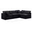 Ensemble modulaire de coin en velours 4 pièces Itala-94482386