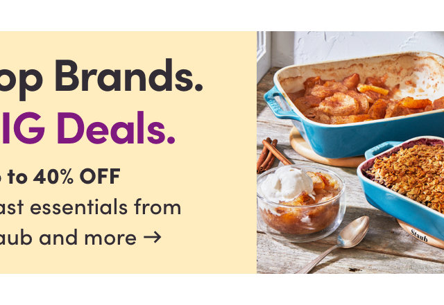 Top Brands. BIG Deals.