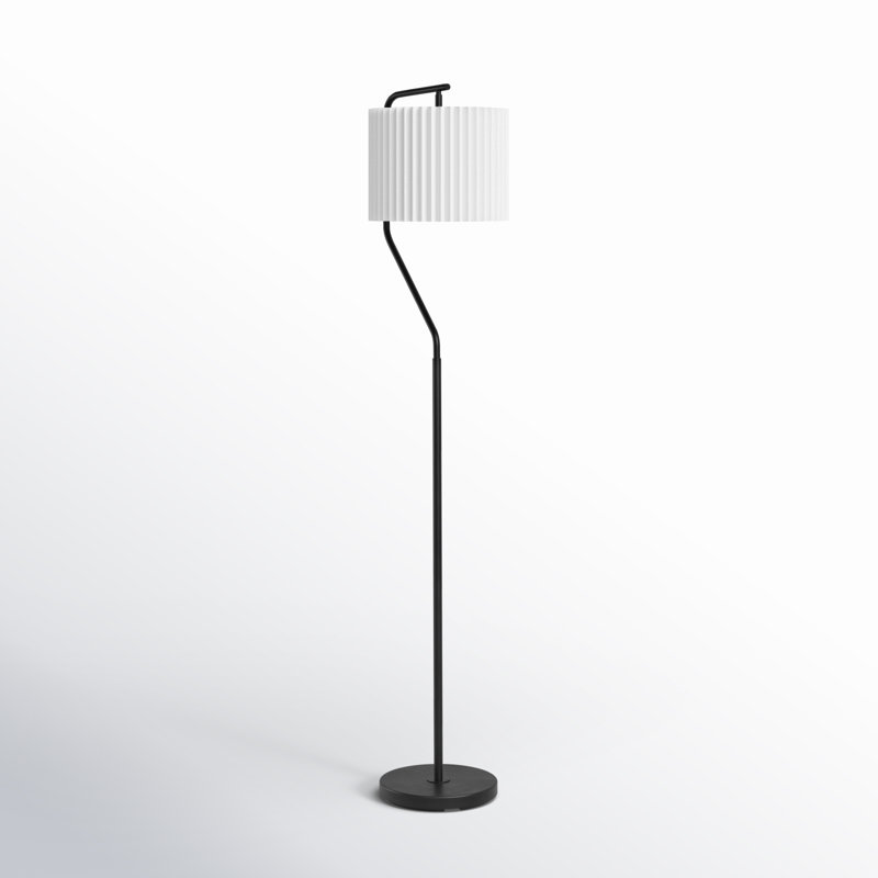 Lampe sur pied traditionnelle 60 po Bedivere, Noir