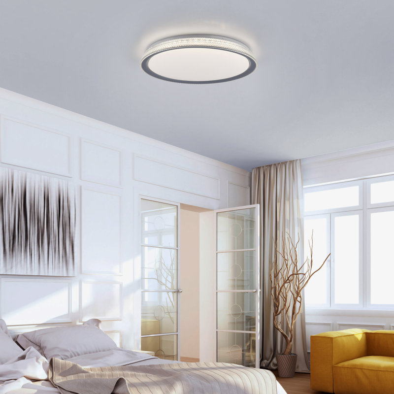 Lolasmart-KARI LED Flush Mount, 2cm H x 45cm W x 45cm D.
