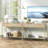 Candelario 39.3'' Narrow Entryway Console Table with 2 Drawers Rustic Style