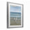 «Three Shorebirds & Gentle Waves», reproduction sous verre encadrée, design par Nan