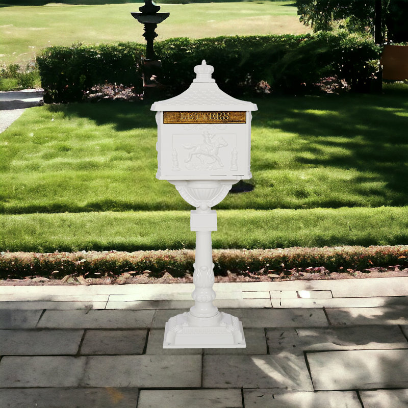 Boîte à colonnes en aluminium Maibox, Blanc