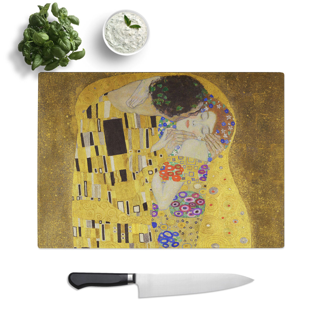The Kiss Vol.2 by Gustav Klimt Chopping Board