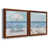 Walnut Framed Canvas