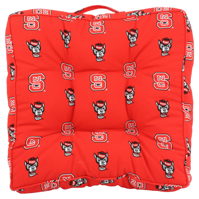 NCAA Cotton Reversible Throw Pillow, North Carolina State