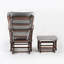 Chaise berçante et repose-pieds Azariyah Konfor-745961580-745961577