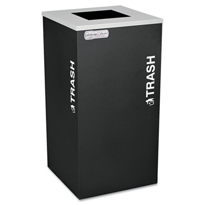 Kaleidoscope XL Series Steel Open Recycling Bin - 24 Gallons
