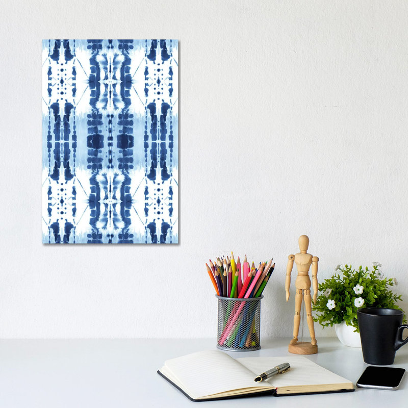 Paradigm Blue by Jacqueline Maldonado - Wrapped Canvas Print, 20.32 cm H x 30.48 cm W