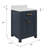 Minnetrista Single Bathroom Vanity with Marble Top-121417044-121417045