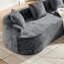 Canapé modulaire incurvé 110 po Chenille-133231039