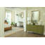 Zoe Rectangle Brass Mirror