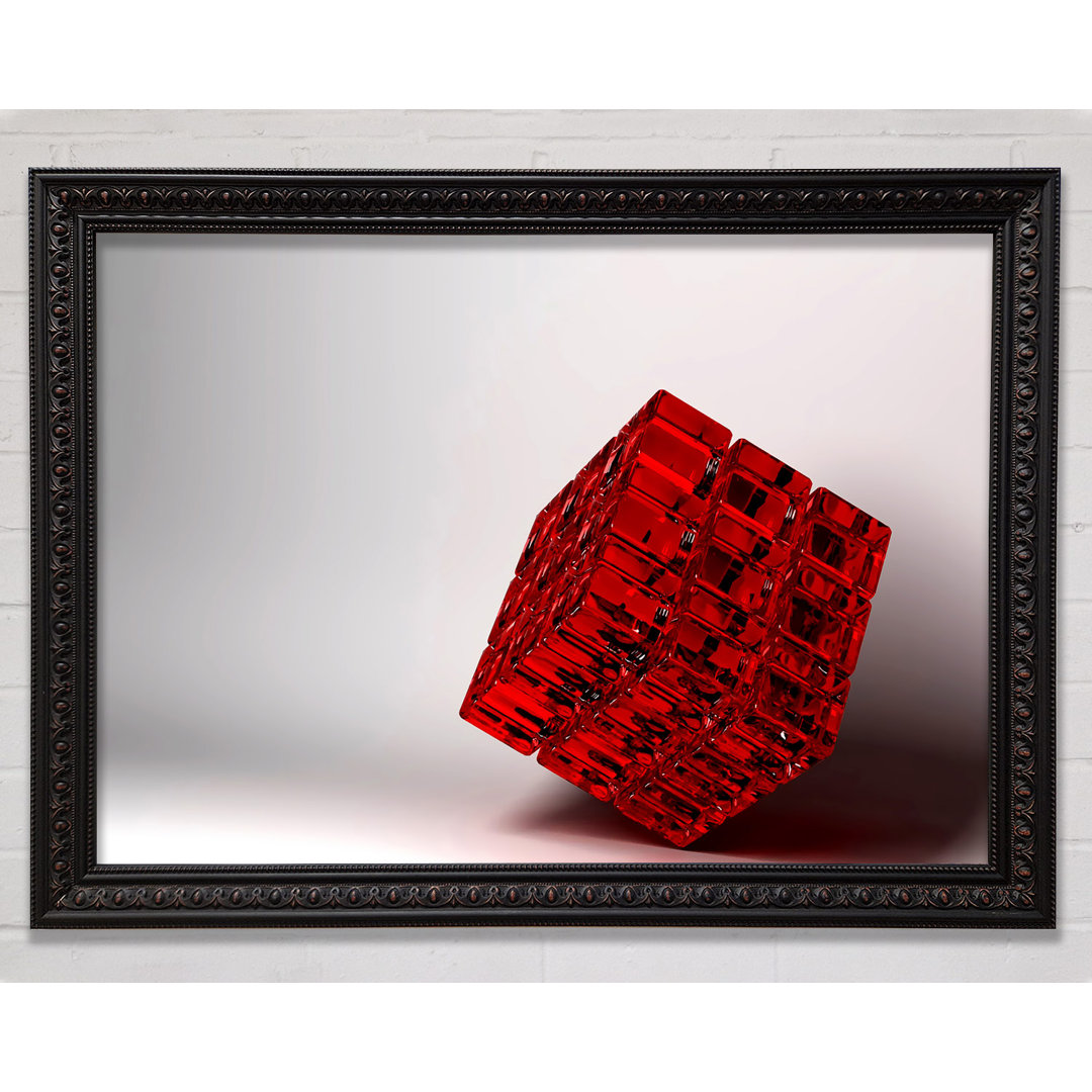 Red Jelly Cube - Einzelner Bilderrahmen Kunstdrucke