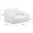 Clausell Hanim Cream Linen Daybed