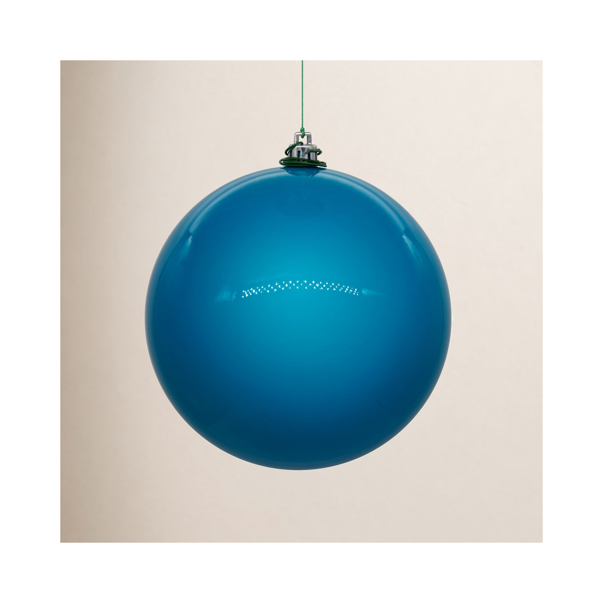 Christmas Ball Ornament (Set of 6), Turquoise
