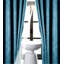 Semi Sheer Eyelet Window Curtain Pair-497860404-497860412