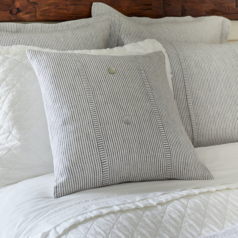 Oxford Pinstripe Porch Pillow