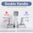 Modern Chrome Bathroom Sink Faucets, Brass Build, Elegant Design, Home Use