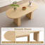 Ensemble de table de salle à manger avec 6 chaises cylindriques en peluche, ferme moderne pour la cuisine et le salon-2052279361-2052279367